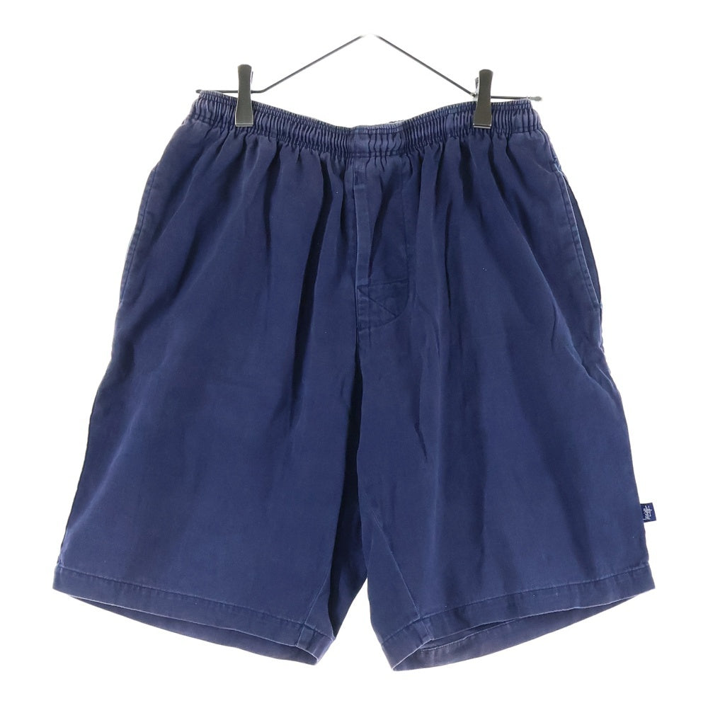 STUSSY(ステューシー) 00s OLD STUSSY オールドステューシー 紺タグ コットン ハーフパンツ ショーツ ネイビー