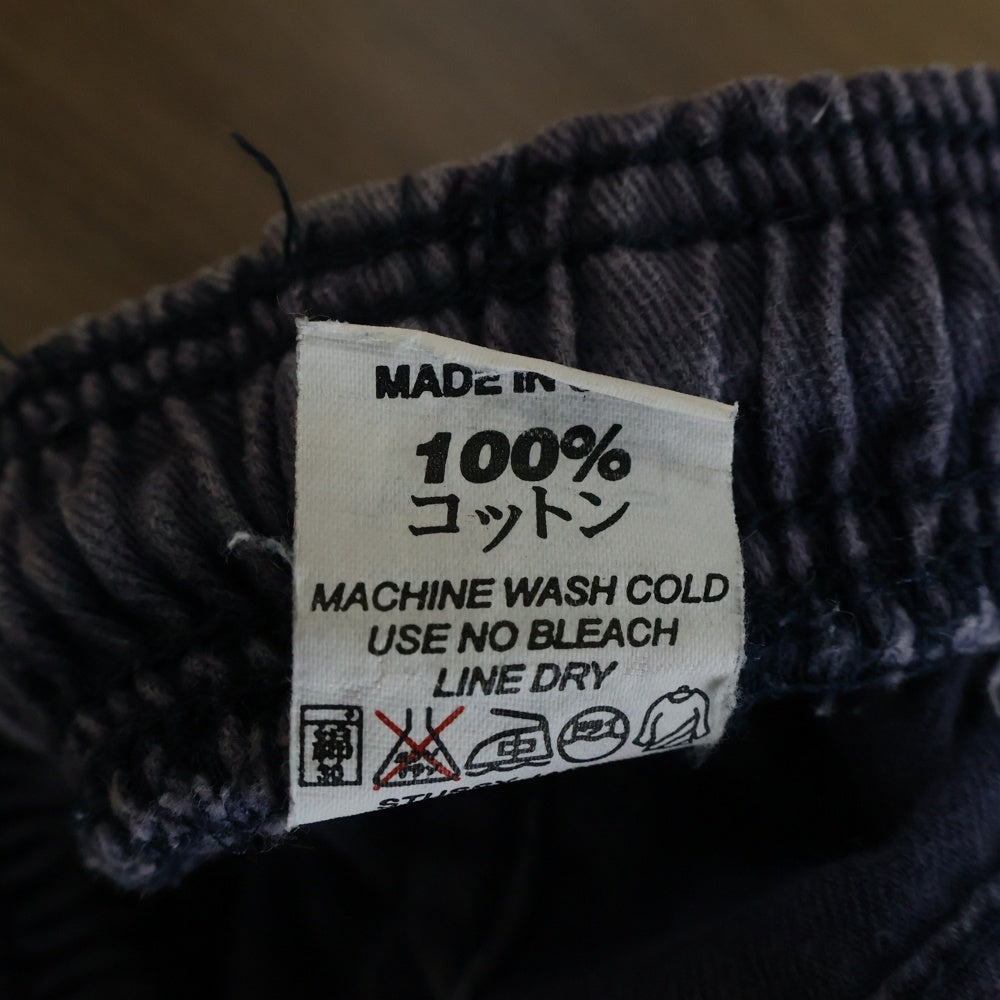 STUSSY(ステューシー) 00s OLD STUSSY オールドステューシー 紺タグ コットン ハーフパンツ ショーツ ネイビー
