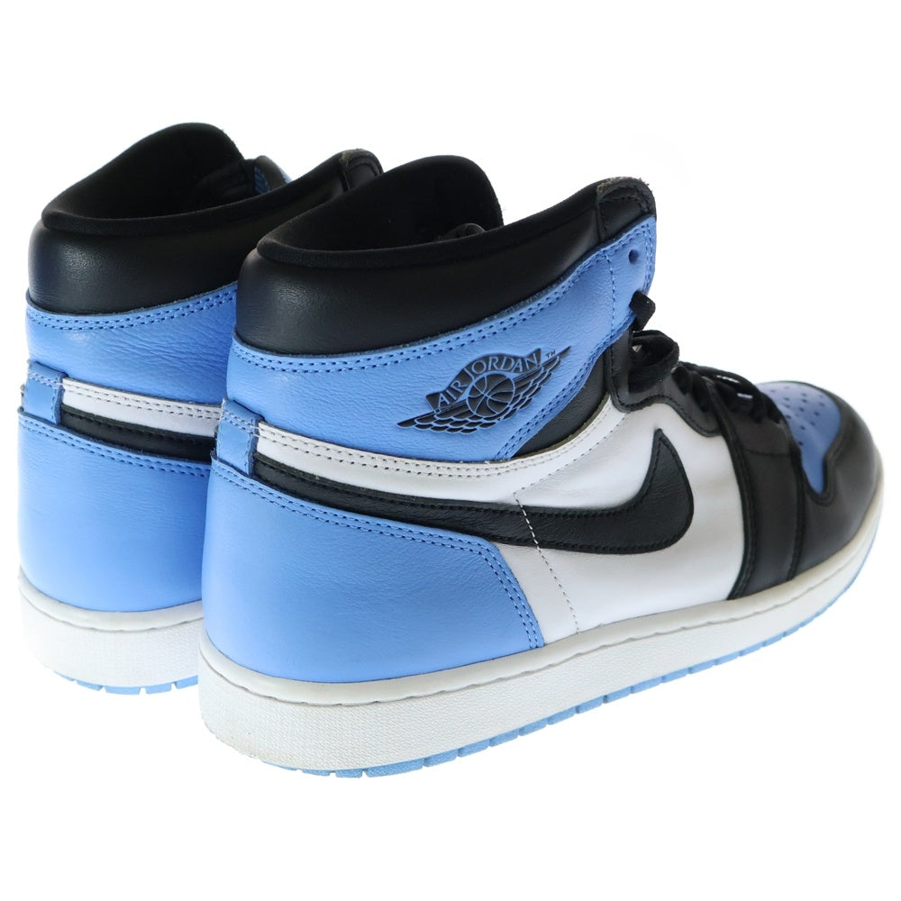 NIKE(ナイキ) AIR JORDAN 1 RETRO HI OG UNIVERSITY BLUE DZ5485-400 エアジョーダン1ハイOG ユニバーシティブルー ハイカットスニーカー ホワイト/ブルー U12/30cm