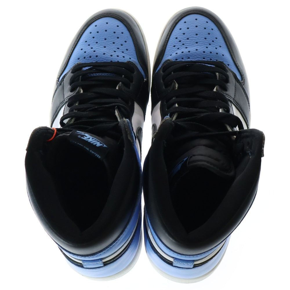 NIKE(ナイキ) AIR JORDAN 1 RETRO HI OG UNIVERSITY BLUE DZ5485-400 エアジョーダン1ハイOG ユニバーシティブルー ハイカットスニーカー ホワイト/ブルー U12/30cm
