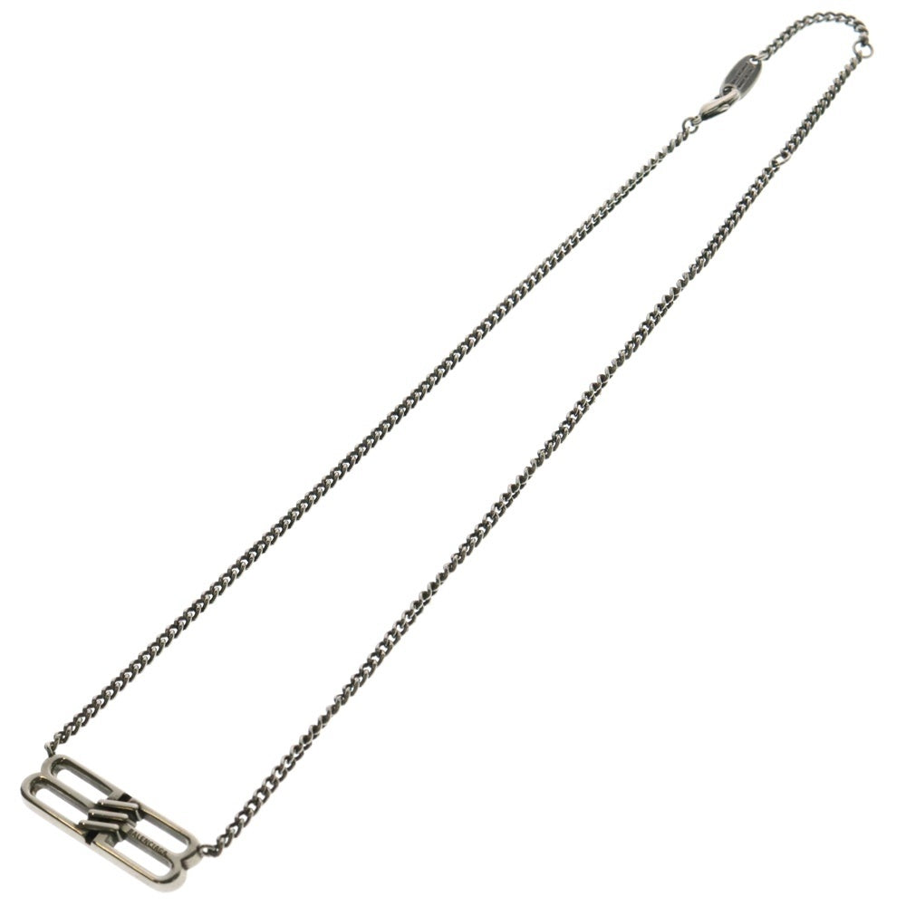 BALENCIAGA(バレンシアガ) BB Icon Antique Silver BBアイコン アンティークシルバー ネックレス シルバー 696223TZ99I0911