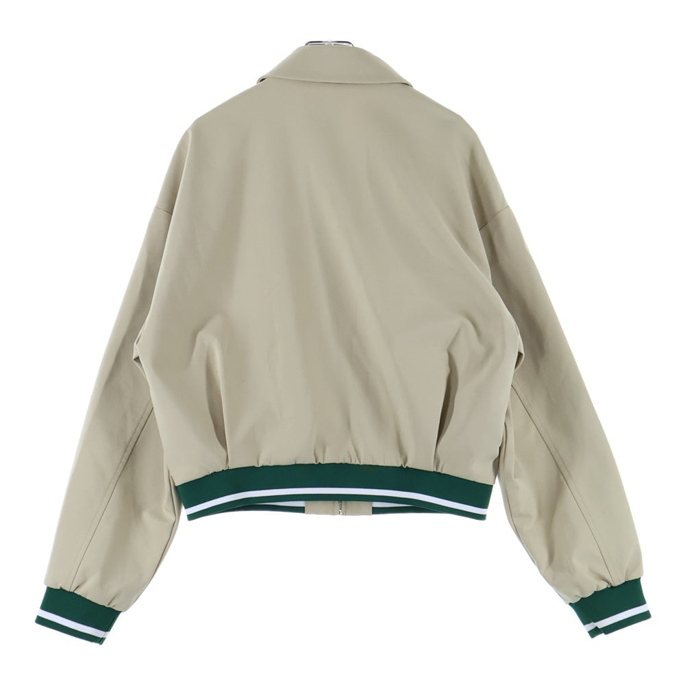 ZARA(ザラ) ジップアップ コントラストテープジャケット ベージュ