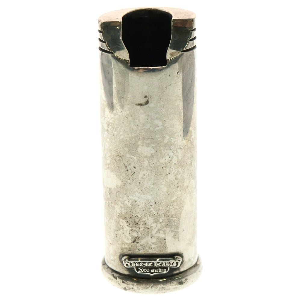 CHROME HEARTS(クロムハーツ) CYLINDER TABLE LIGHTER CASE ダブルCHプラス シリンダーテーブル 卓上 ライターケース シルバー