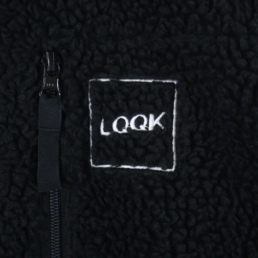 LQQK STUDIO(ルックスタジオ) Kokopeli Jacket ココペリ フリースボア ジャケット ブルゾン ブラック