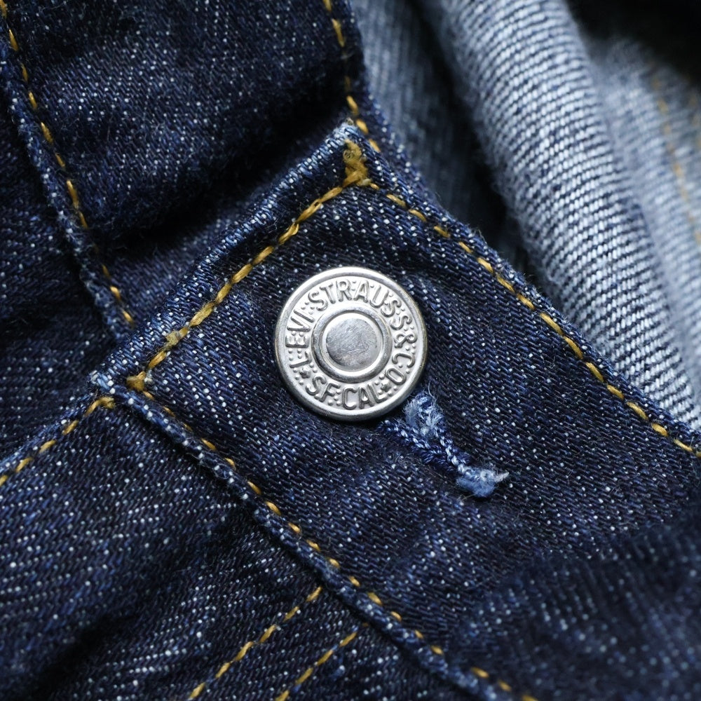 STUSSY(ステューシー) 00s 2005 × Levi's リーバイス 25周年記念限定 別注 50567 シルバーリベット シルバーステッチ ビッグE ジッパーフライ デニムパンツ