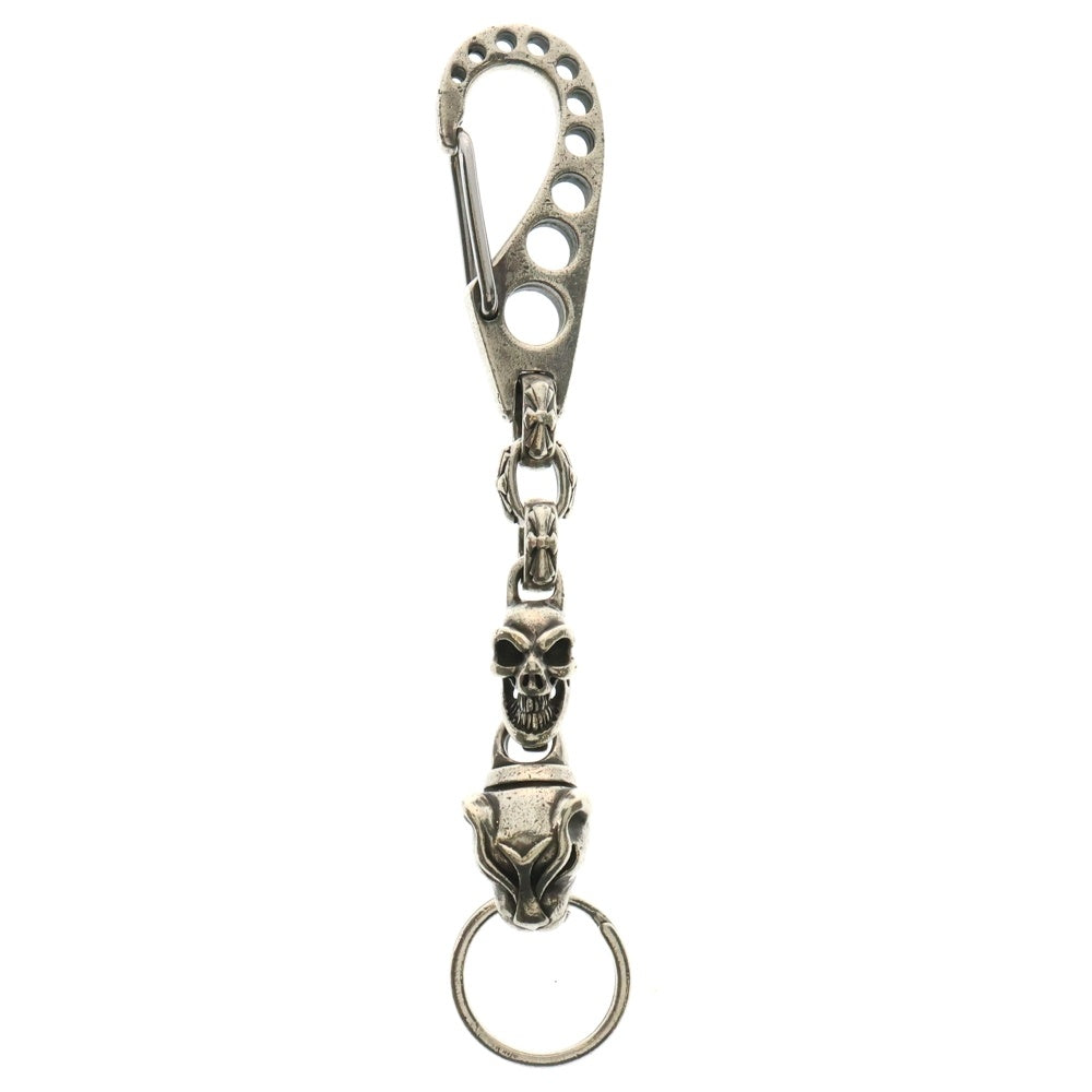Bill Wall Leather/BWL(ビルウォールレザー) 2000 Clip Keychain With Panther パンサー クロスリンク グッドラックスカル 2000 クリップ キーチェーン カスタム シルバー