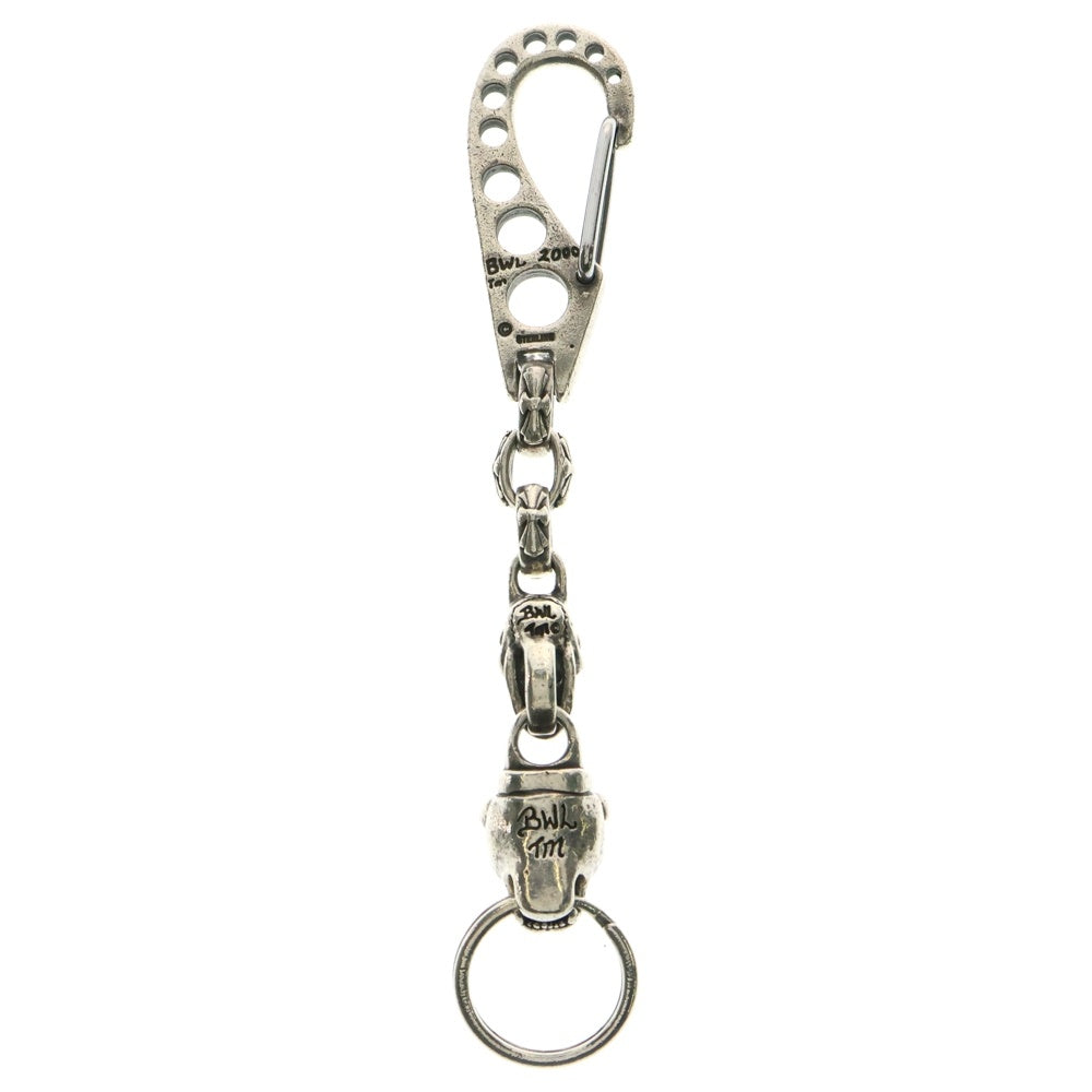 Bill Wall Leather/BWL(ビルウォールレザー) 2000 Clip Keychain With Panther パンサー クロスリンク グッドラックスカル 2000 クリップ キーチェーン カスタム シルバー