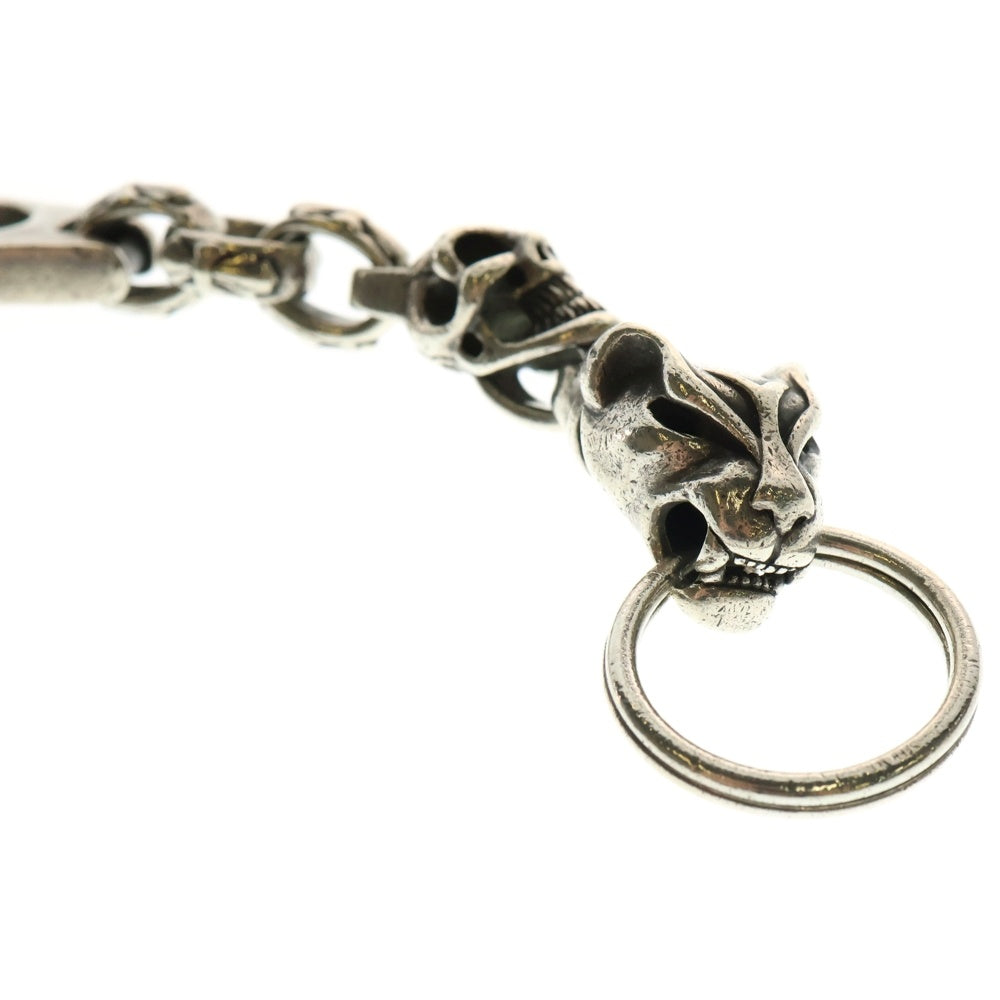 Bill Wall Leather/BWL(ビルウォールレザー) 2000 Clip Keychain With Panther パンサー クロスリンク グッドラックスカル 2000 クリップ キーチェーン カスタム シルバー