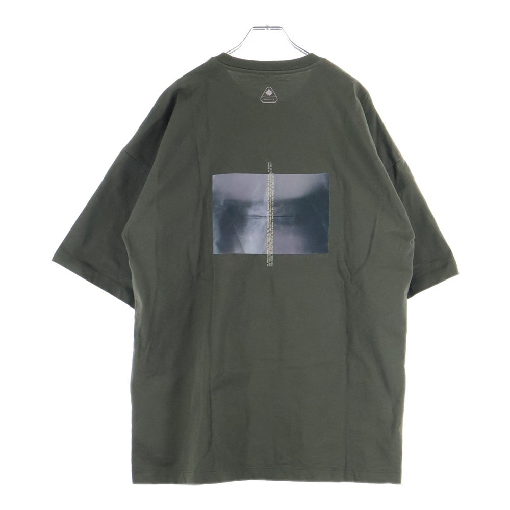 OAMC(オーエーエムシー) 両面プリント 半袖Tシャツ カットソー ブラウン OAMR709267 OR247608A