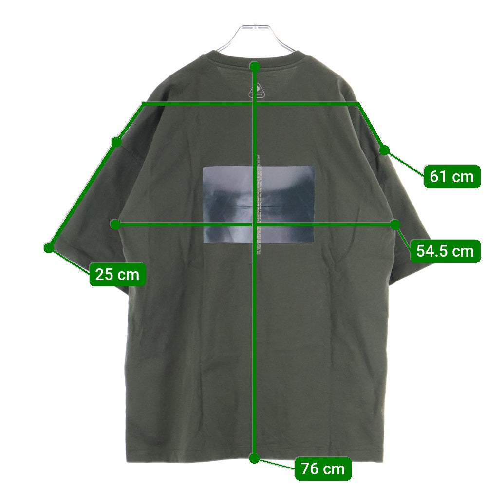 OAMC(オーエーエムシー) 両面プリント 半袖Tシャツ カットソー ブラウン OAMR709267 OR247608A