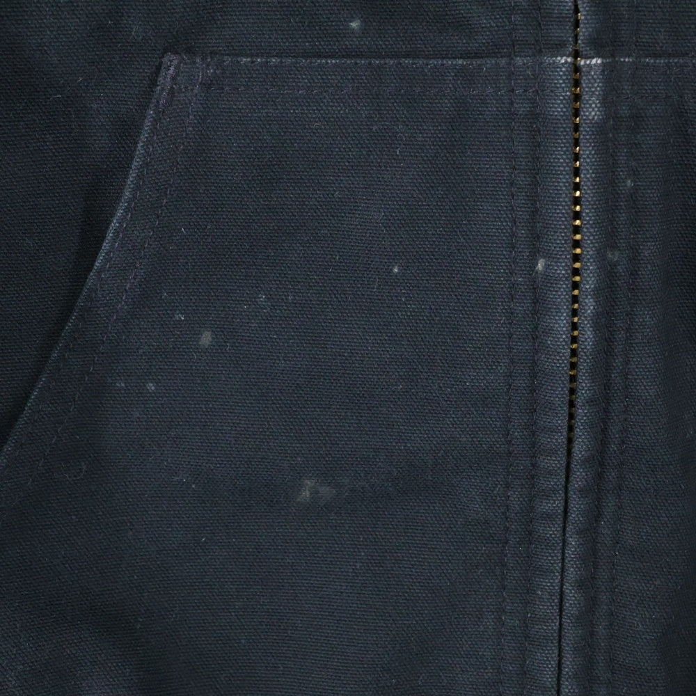 CARHARTT(カーハート) Loose Fit Duck Insulated Flannel Lined Active Jacket ルーズフィット 裏地キルティング ダック アクティブジャケット フーディー ブラック 0J0140-M