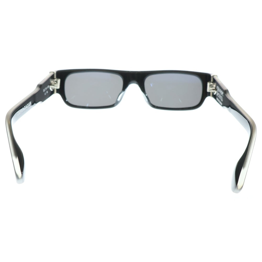CHROME HEARTS(クロムハーツ) TRYVAGAGAIN CHプラス フレーム ウェリントンサングラス アイウェア 眼鏡 ブラック/シルバー