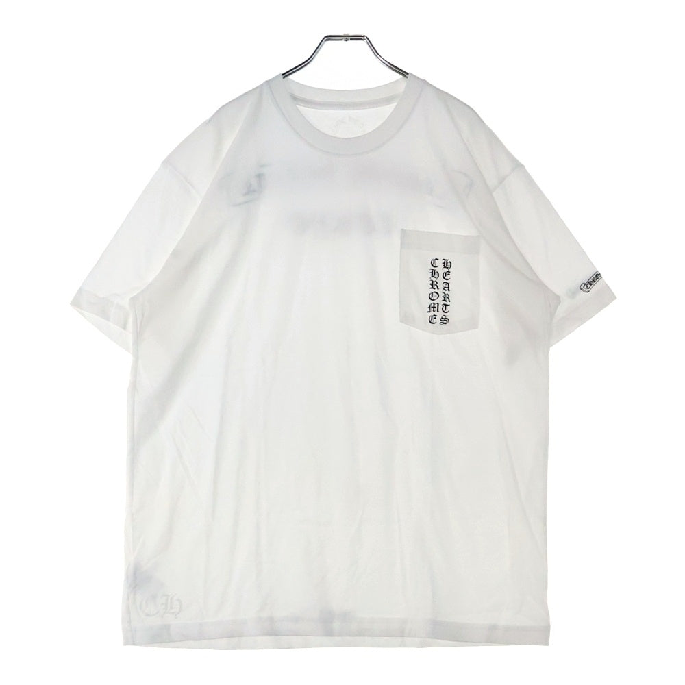 CHROME HEARTS(クロムハーツ) CH T-SHRT TOKYO LTD 東京限定 バックスクロールラベル プリント クルーネック 半袖Tシャツ カットソー ホワイト
