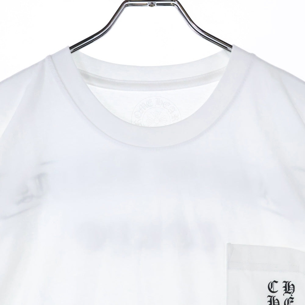 CHROME HEARTS(クロムハーツ) CH T-SHRT TOKYO LTD 東京限定 バックスクロールラベル プリント クルーネック 半袖Tシャツ カットソー ホワイト
