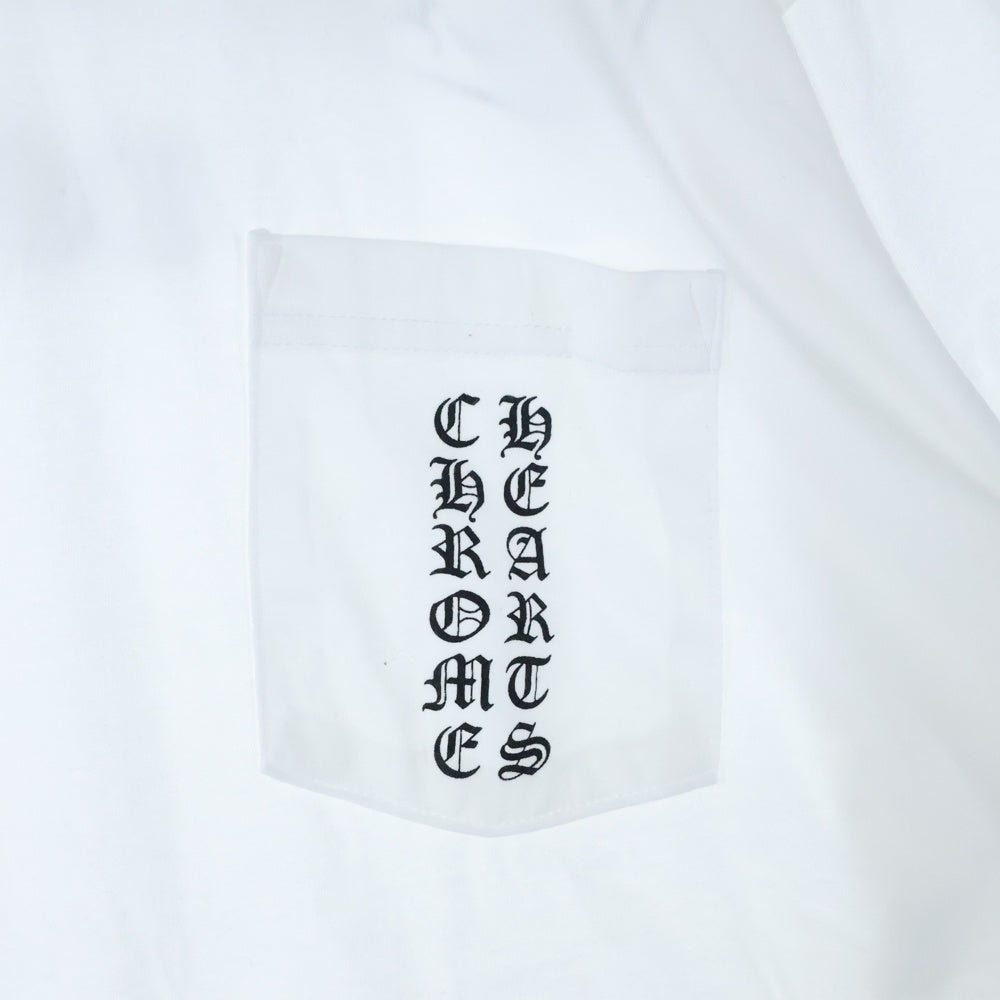 CHROME HEARTS(クロムハーツ) CH T-SHRT TOKYO LTD 東京限定 バックスクロールラベル プリント クルーネック 半袖Tシャツ カットソー ホワイト