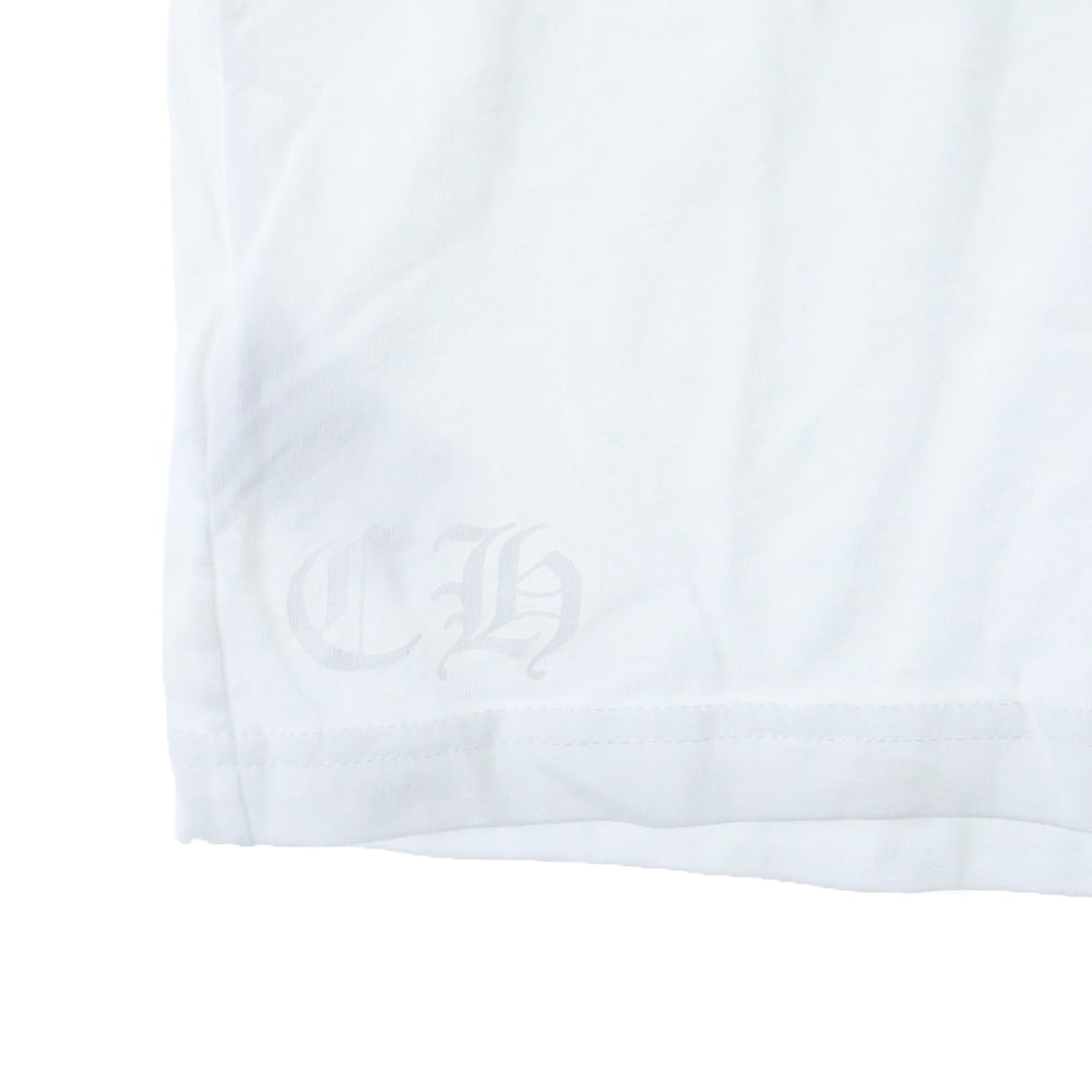 CHROME HEARTS(クロムハーツ) CH T-SHRT TOKYO LTD 東京限定 バックスクロールラベル プリント クルーネック 半袖Tシャツ カットソー ホワイト