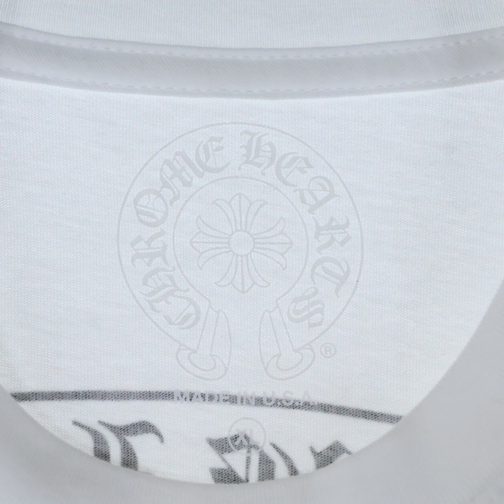 CHROME HEARTS(クロムハーツ) CH T-SHRT TOKYO LTD 東京限定 バックスクロールラベル プリント クルーネック 半袖Tシャツ カットソー ホワイト