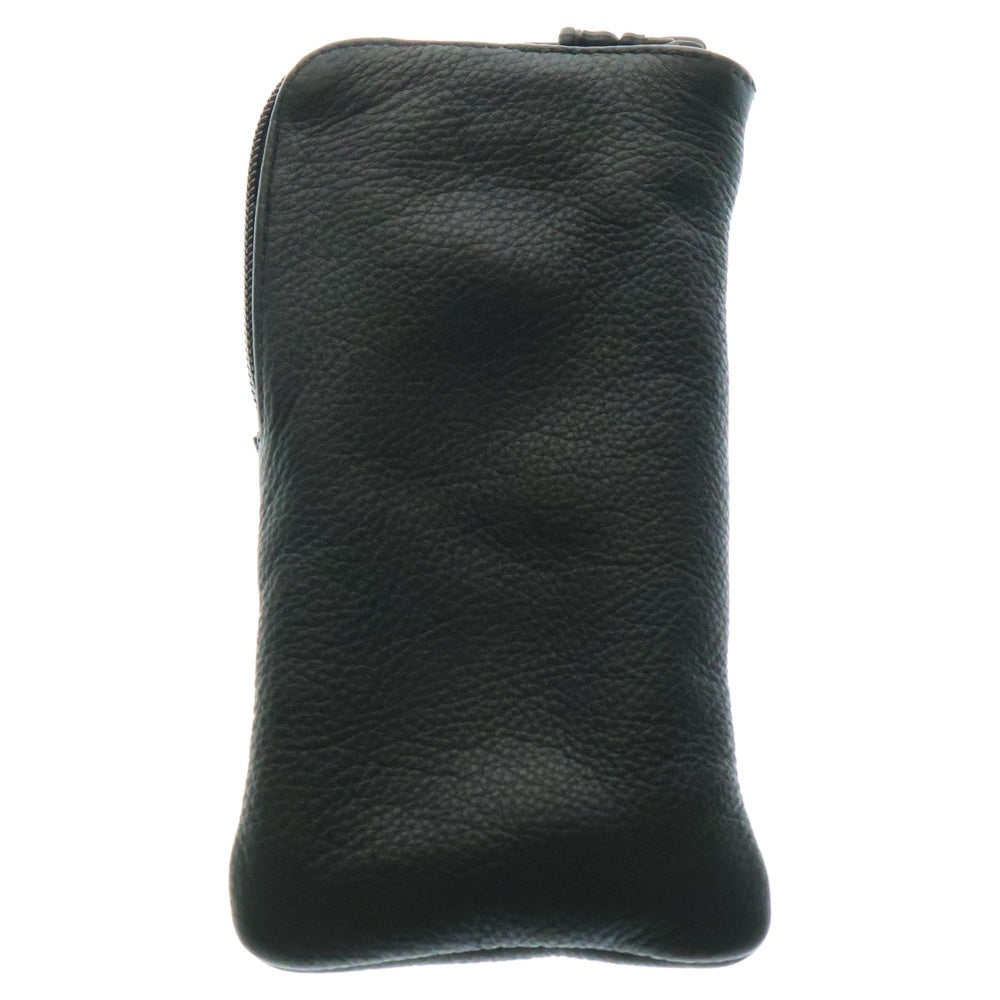 CHROME HEARTS(クロムハーツ) CASE アイウェアケース 眼鏡ケース レザー ブラック