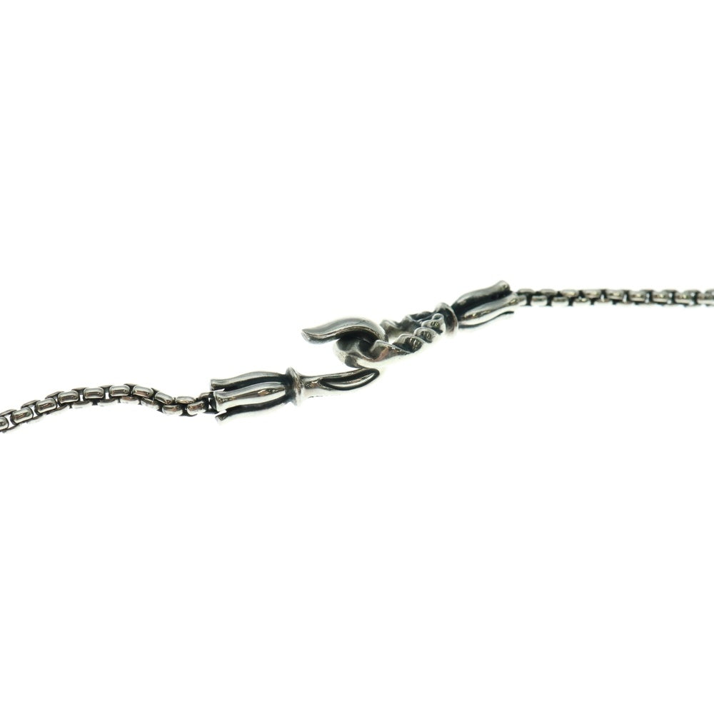 LONE ONES(ロンワンズ) MF Hook M 2.2mm BOX Chain メイティングフライト フックM 2.2mmボックスチェーンネックレス シルバー