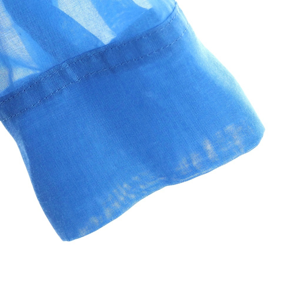 NO BRAND(ノーブランド) allurreville レース シャツ スカイブルー レディース