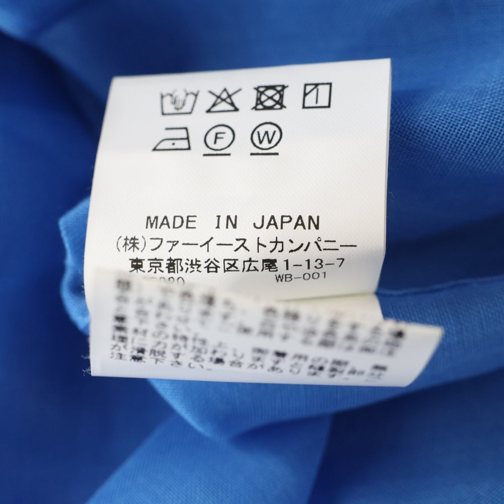 NO BRAND(ノーブランド) allurreville レース シャツ スカイブルー レディース