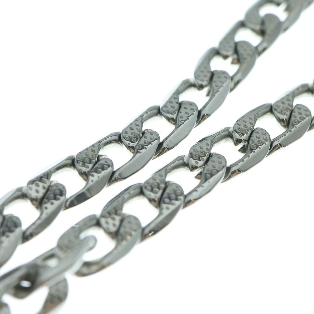 DIESEL(ディーゼル) STEEL NECKLACE Dロゴ ネックレス シルバー/ゴールド DX1343