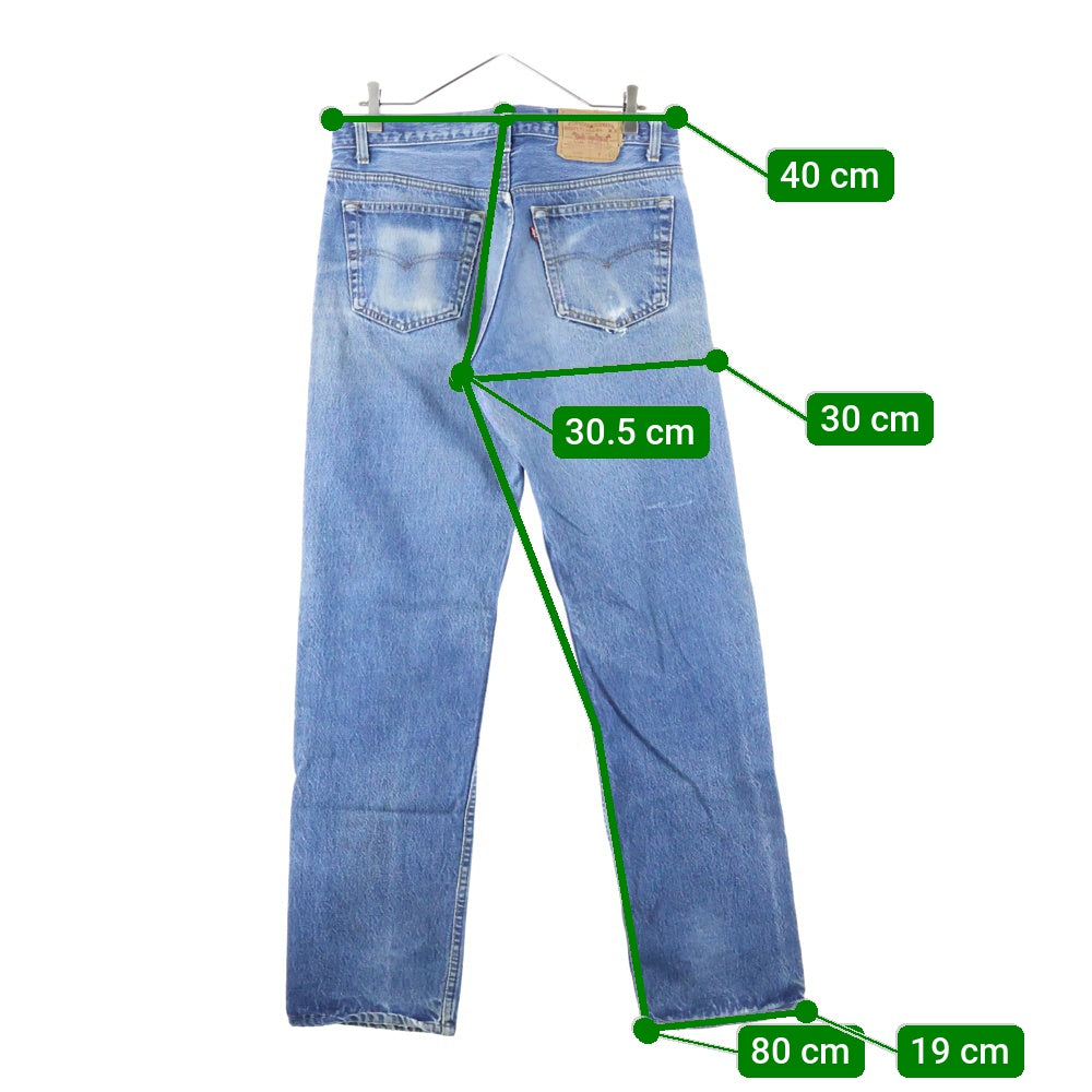 Levi's(リーバイス) 90's 501xx ボタン裏刻印524 USA製 デニムパンツ インディゴ
