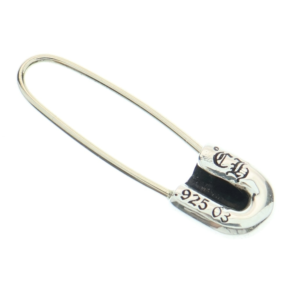 CHROME HEARTS(クロムハーツ) SAFETY PIN CH PLS L セーフティピン CHプラスピアス シルバー