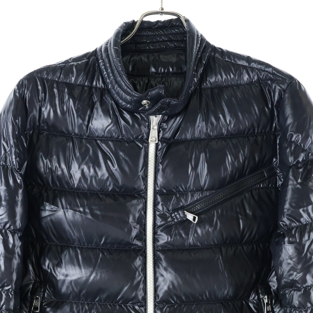MONCLER(モンクレール) 22AW BERRIAT ベリア ライダース ダウンジャケット ブラック H20911A00221 68950
