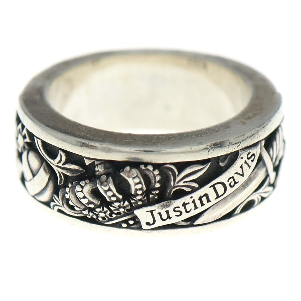 Justin Davis(ジャスティンデイヴィス) HOLY SACRAMENT ホーリーサクラメント イブシ リング シルバー SRJ202