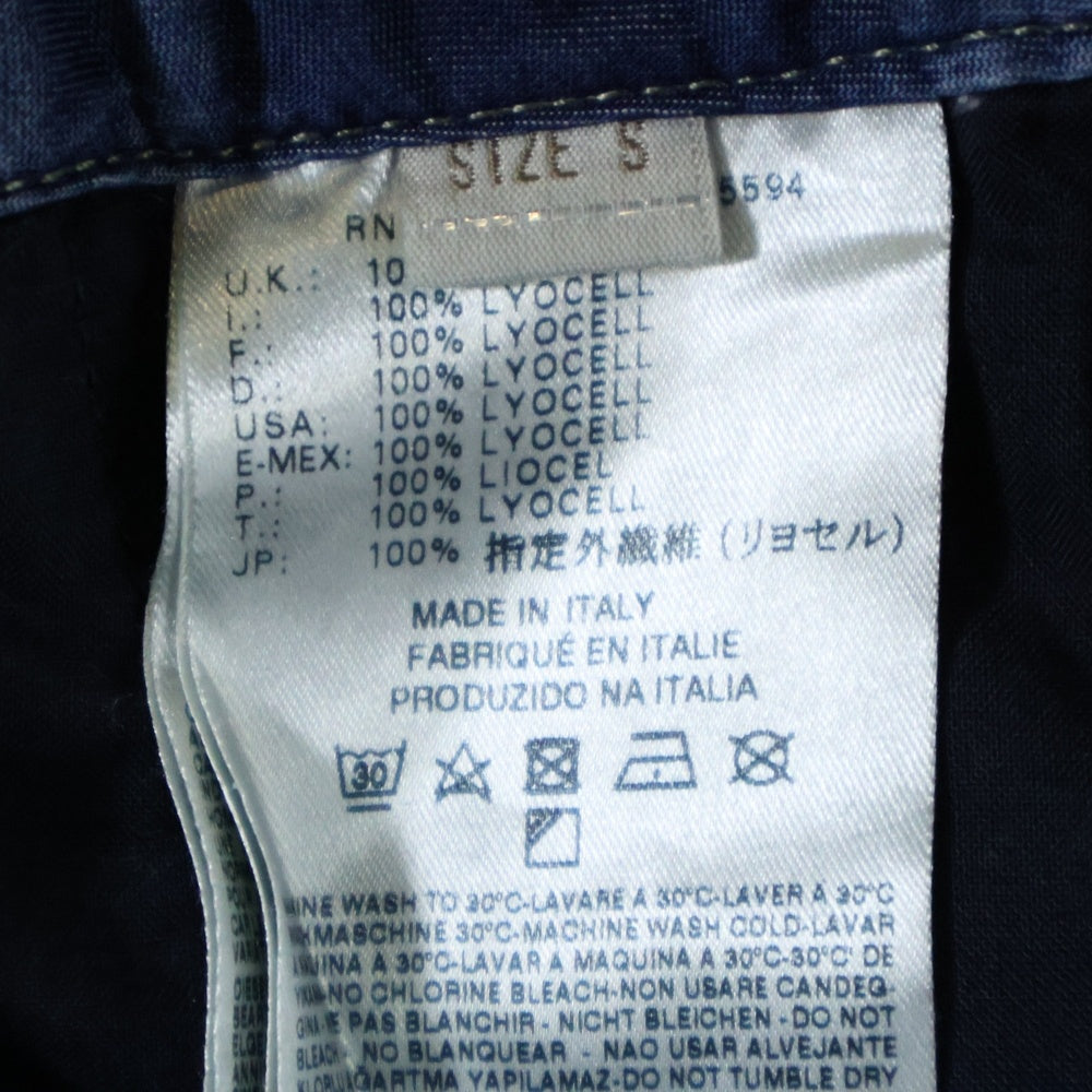 DIESEL(ディーゼル) デニム生地 ショートサロペット インディゴ レディース