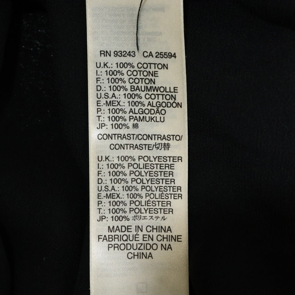 DIESEL(ディーゼル) デニム フリース 生地切り替え ノースリーブ チュニック インディゴ/ブラック レディース