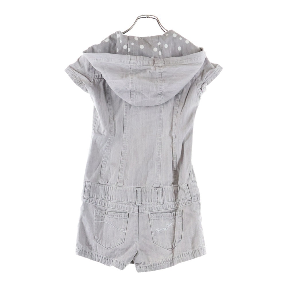 NO BRAND(ノーブランド) フード付き オールインワン グレー