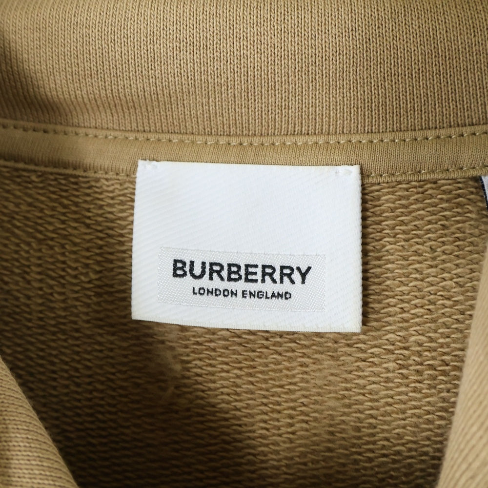 BURBERRY(バーバリー) Embroidered Logo Oversized Hoodie エンブロイダードロゴ オーバーサイズ プルオーバーパーカー フーディ ベージュ
