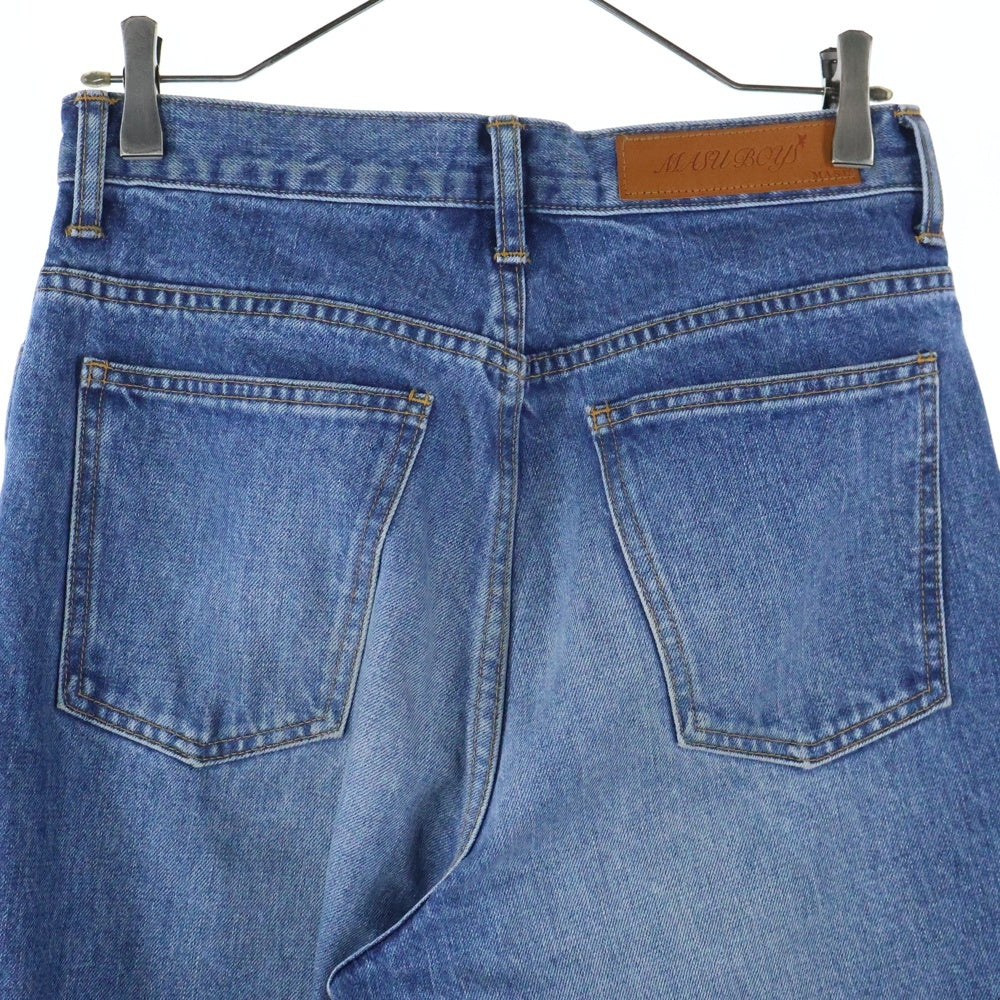 MASU(エムエーエスユー) 24SS MASUBOYS BAGGY JEANS KEYHOLDER キーホルダーペイント バギージーンズ デニムパンツ インディゴ MBSS-PT0324L