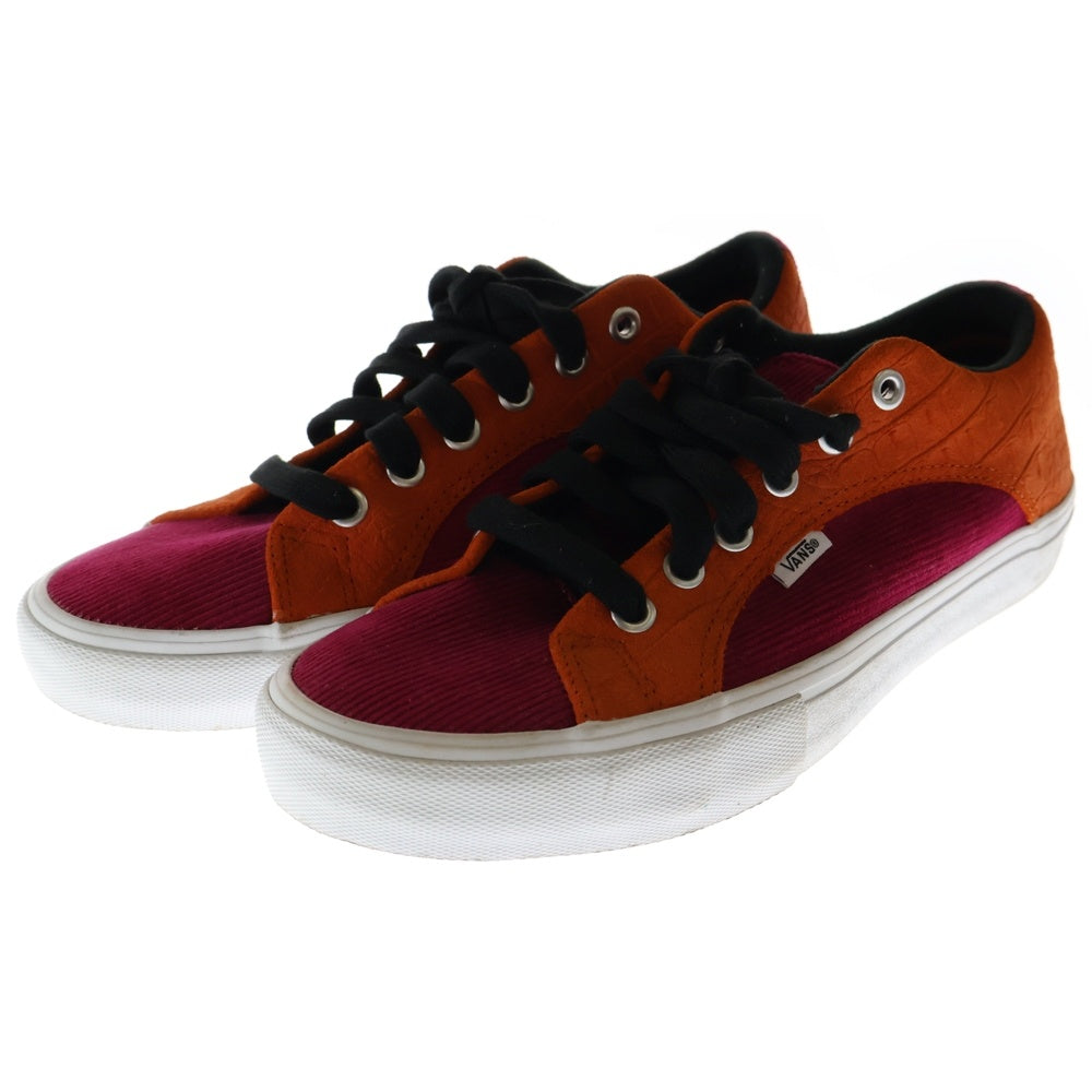 SUPREME(シュプリーム) × VANS Lampin Pro Rust Croc Suede バンズ ランピン プロ ラスト クロコ スエード ローカットスニーカー オレンジ/ピンク US10/28cm VN0A38JOPUJ