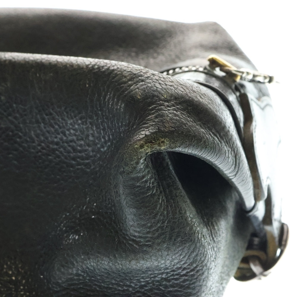 CHROME HEARTS(クロムハーツ) Small Shaving スモール シェービング ダガージップ セカンドバッグ ブラック