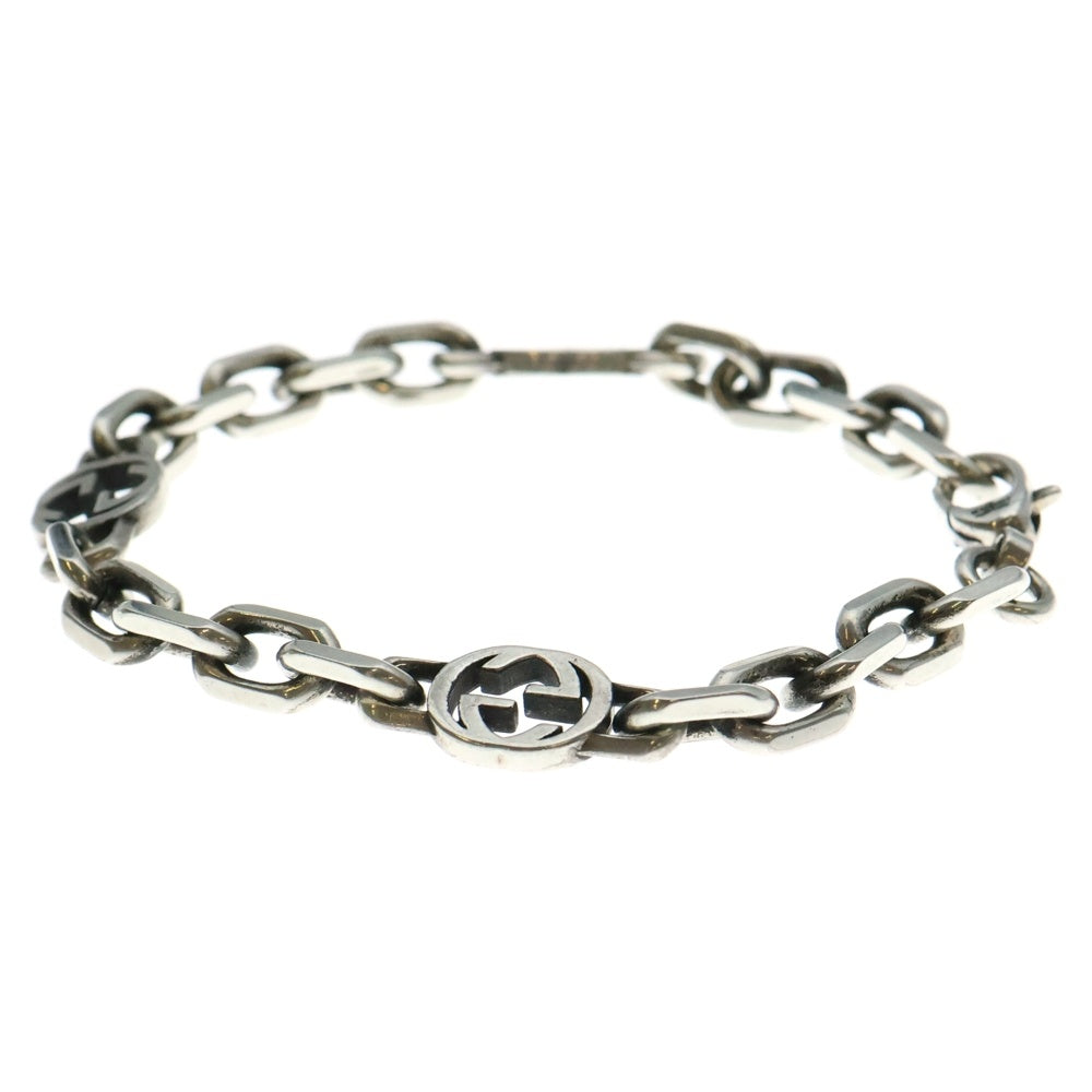GUCCI(グッチ) インターロッキングG チェーンブレスレット シルバー 620798