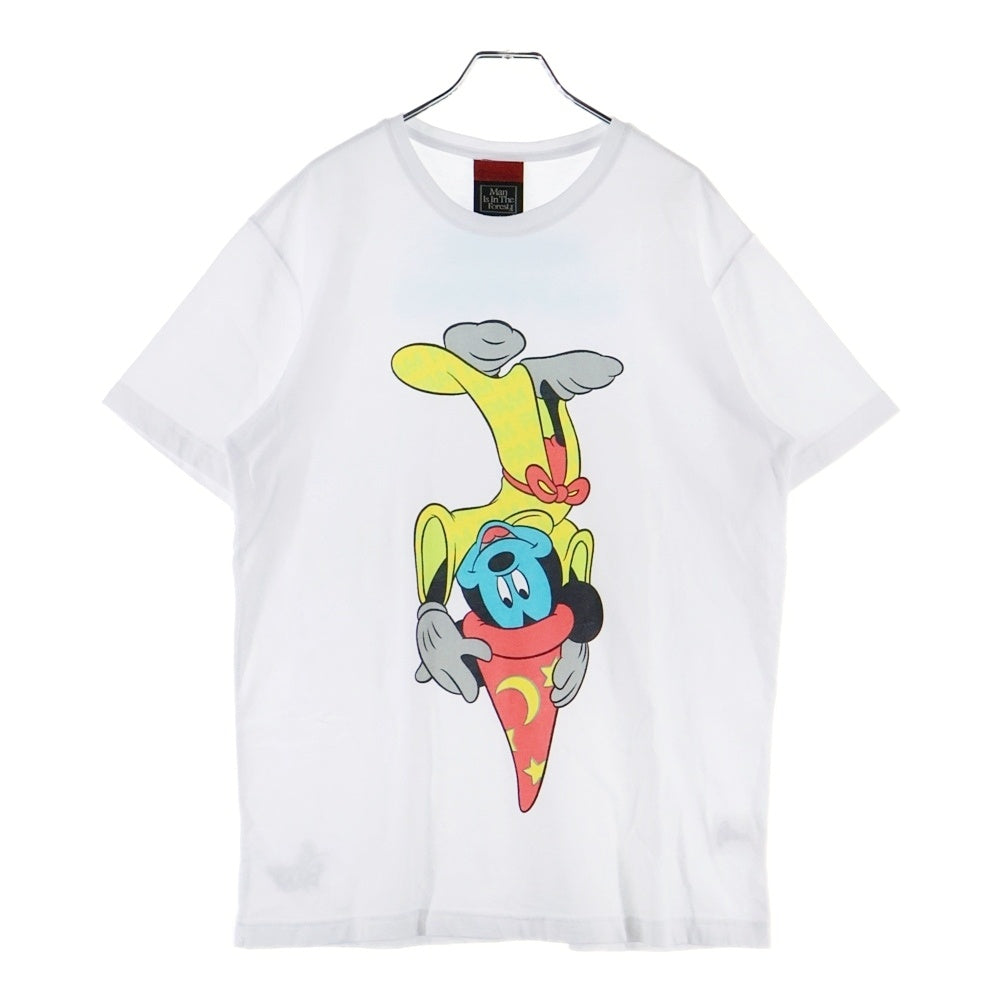 VINTAGE(ヴィンテージ) 00s × CLOT DISNEY MICKEY MOUSE MAGIC HAPPENS TEE クロット 上海限定 ミッキーマウス マジックハプンズ クルーネック 半袖Tシャツ カットソー ホワイト