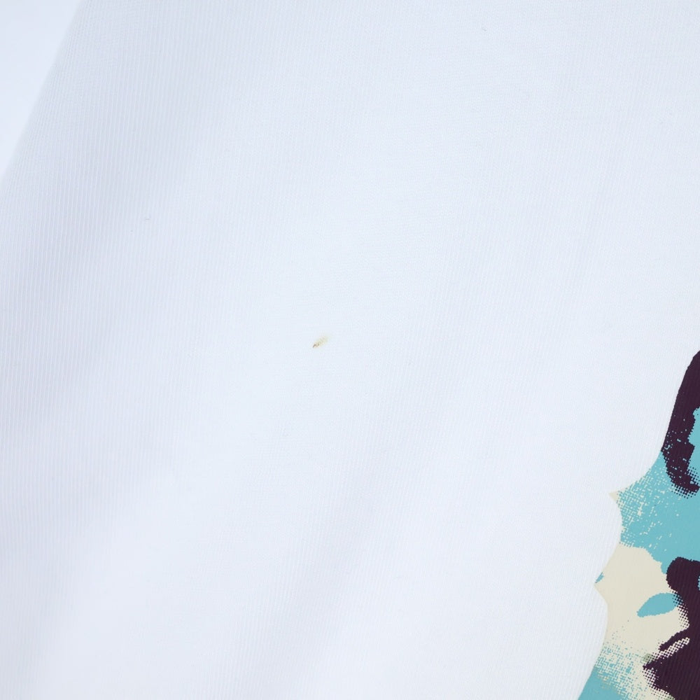 A BATHING APE(アベイシングエイプ) MAP CAMO RELAXED FIT TEE マップカモ リラックス フィット フロント ロゴ プリント クルーネック 半袖 カットソー Tシャツ ホワイト