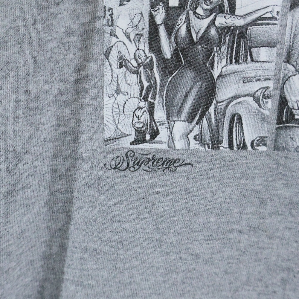 SUPREME(シュプリーム) 24AW Mister Cartoon Pow Tee ミスター カートゥーン パウ 半袖Tシャツ カットソー グレー
