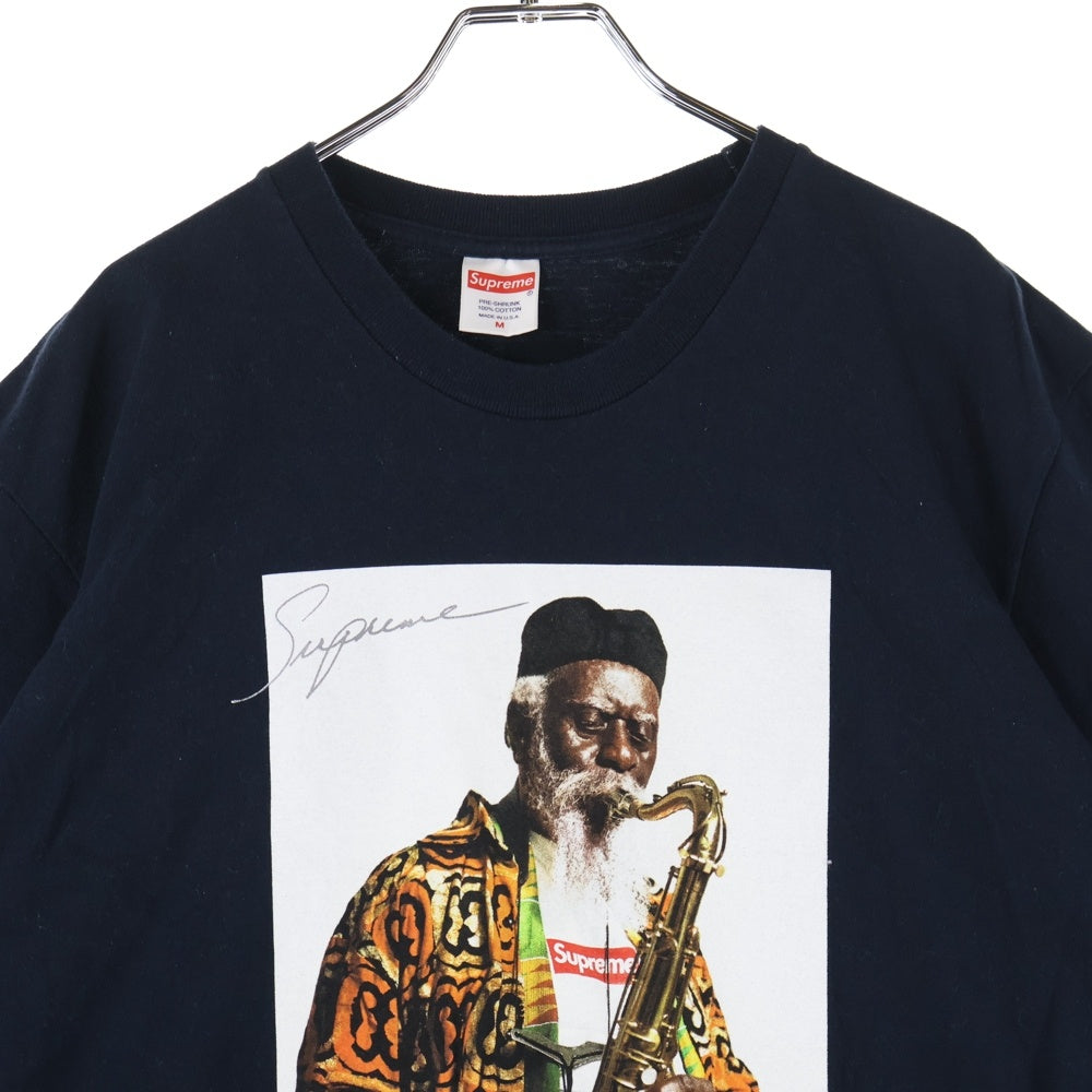 SUPREME(シュプリーム) 20AW Pharoah Sanders Tee ファラオ サンダース フォトプリント クルーネック 半袖Tシャツ カットソー ブラック