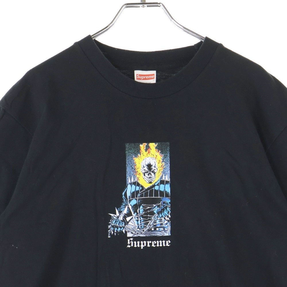SUPREME(シュプリーム) 19SS Ghost Rider Tee ゴーストライダー フロントプリント 半袖Tシャツ カットソー ブラック
