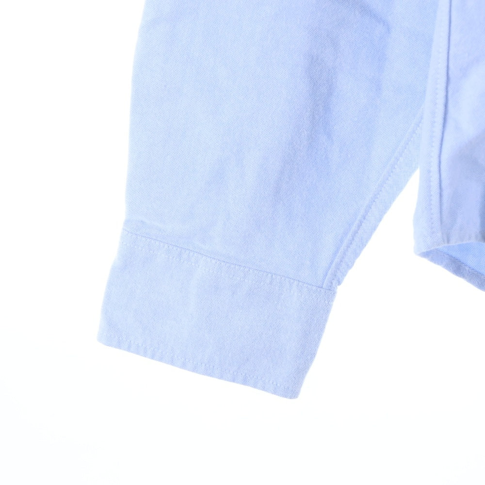 SUPREME(シュプリーム) 19AW Flannel Oxford Shirt フランネル オクスフォード クラウン刺繍 長袖シャツ ブルー
