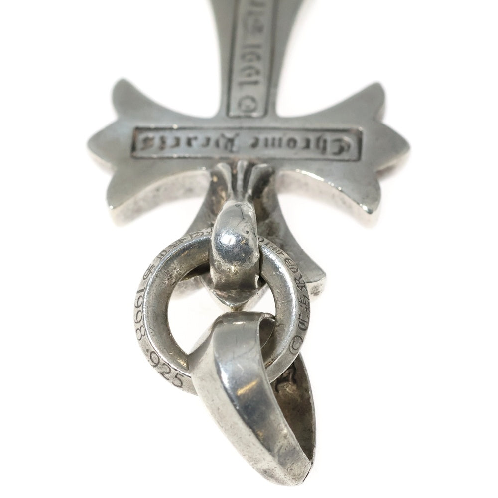 CHROME HEARTS(クロムハーツ) CH CRS SML W/BALE Wベイル スモールCHクロス ペンダントトップ シルバー BCA218