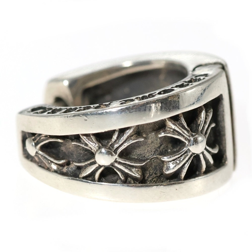 CHROME HEARTS(クロムハーツ) NARROW V CHX ナローV CHXプラス ピアス シルバー