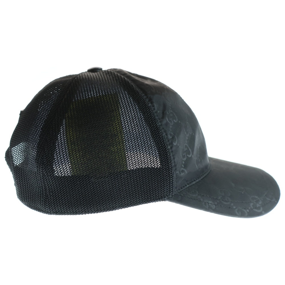 GUCCI(グッチ) GG LOGO メッシュ トラッカー キャップ 帽子 ブラック