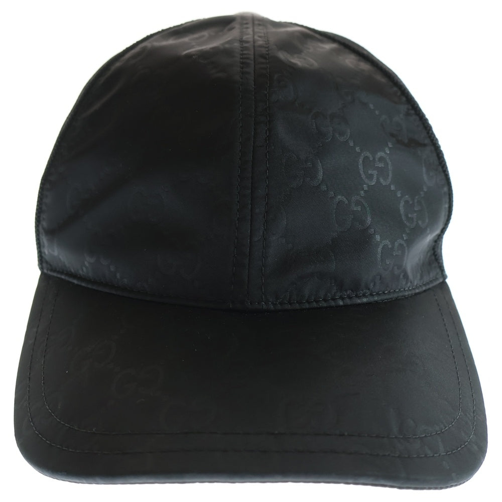 GUCCI(グッチ) GG LOGO メッシュ トラッカー キャップ 帽子 ブラック