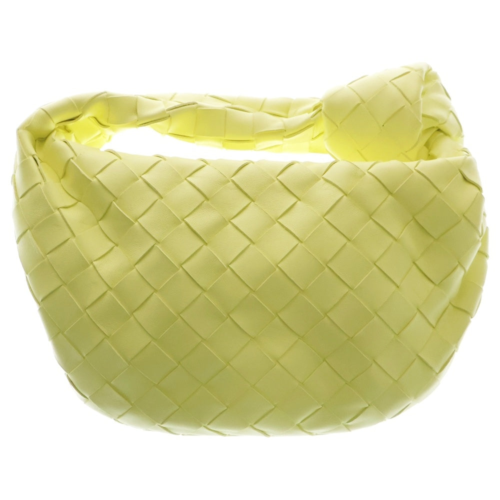 BOTTEGA VENETA(ボッテガヴェネタ) ミニ ジョディ レザー イントレチャート ハンドバッグ イエロー レディース 651876