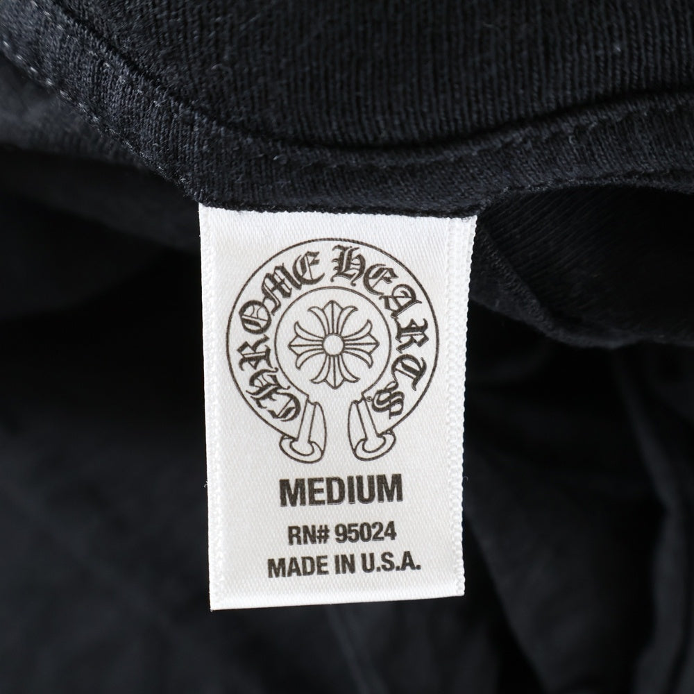 CHROME HEARTS(クロムハーツ) OLD Honolulu CH PLS L/S TEE ホノルル限定 バッグCHプラス ロングスリーブ 長袖Tシャツ ロンT ブラック